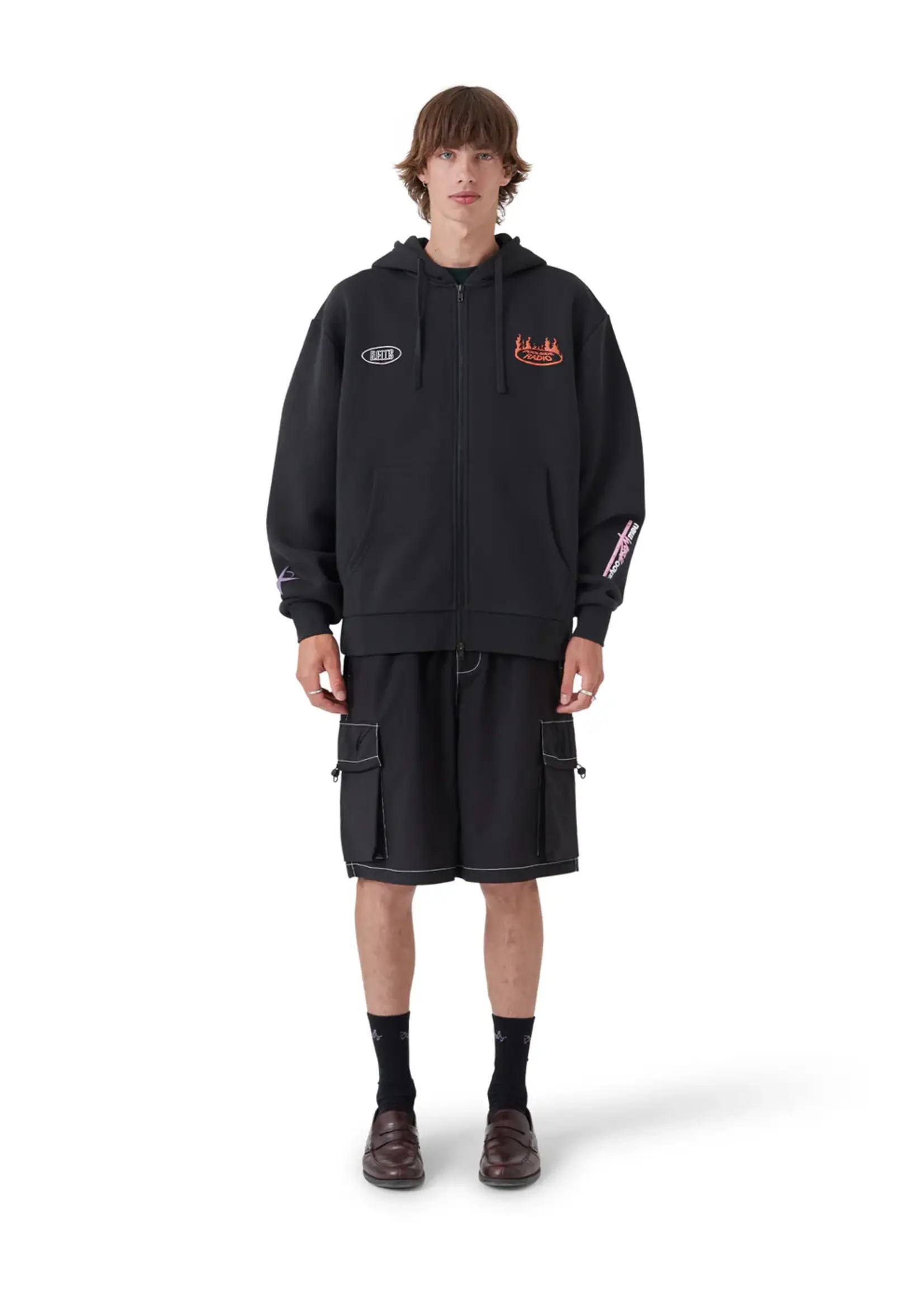B Cools NWO Zip Hood - Black