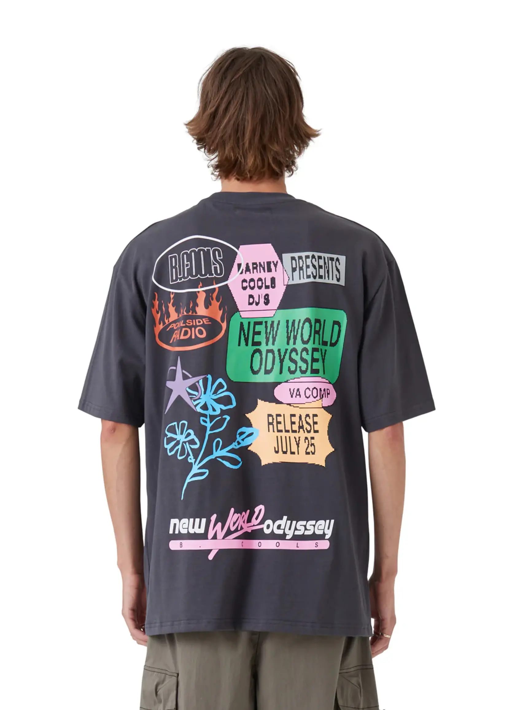 B Cools NWO Tee - Washed Black
