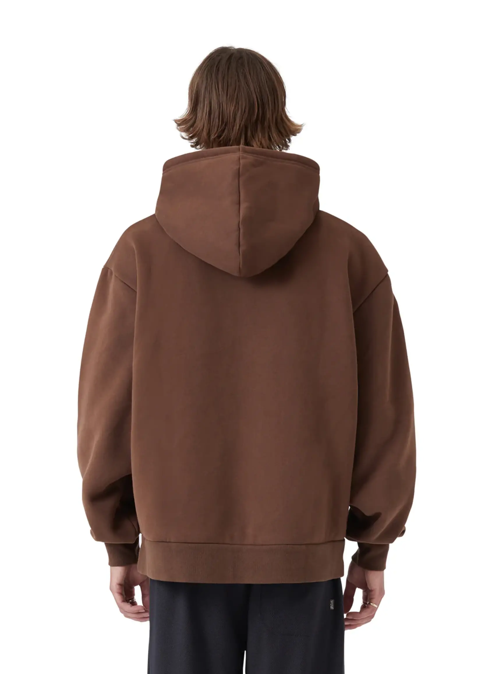 B Cools College Zip Hood - Coffee