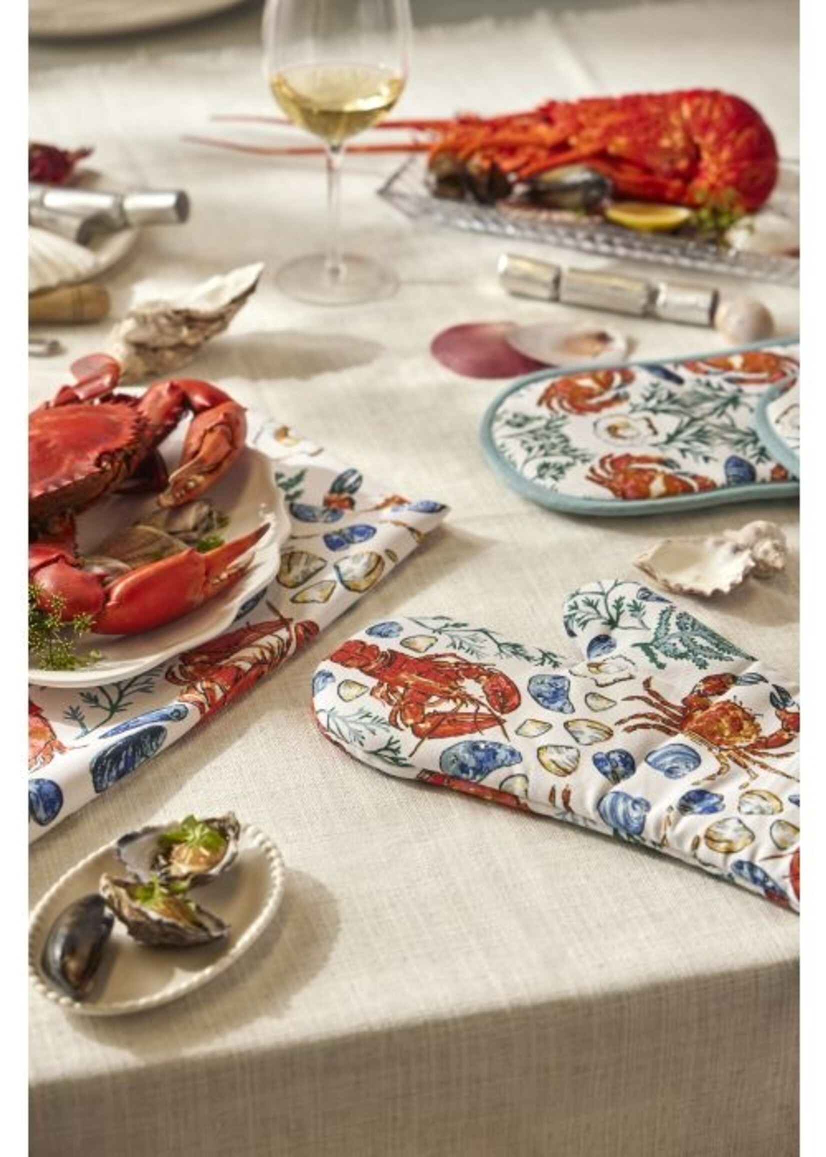 Shellfish Gauntlet Oven Glove 37x20cm