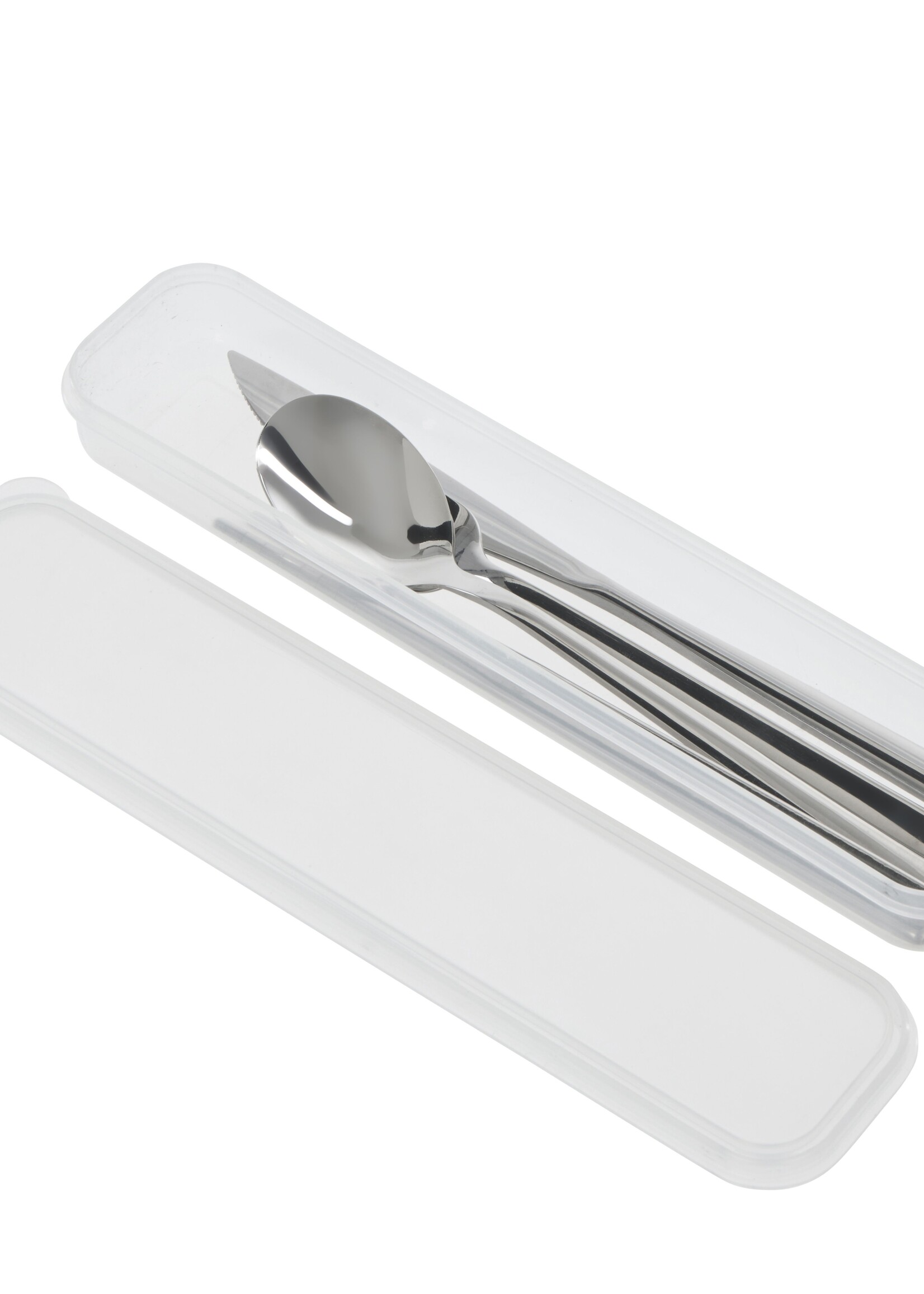 Isalbi Saltara Stainless Steel 4 Piece Picnic Cutlery Set