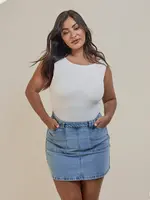 All About Eve Becca Skirt - Light Blue