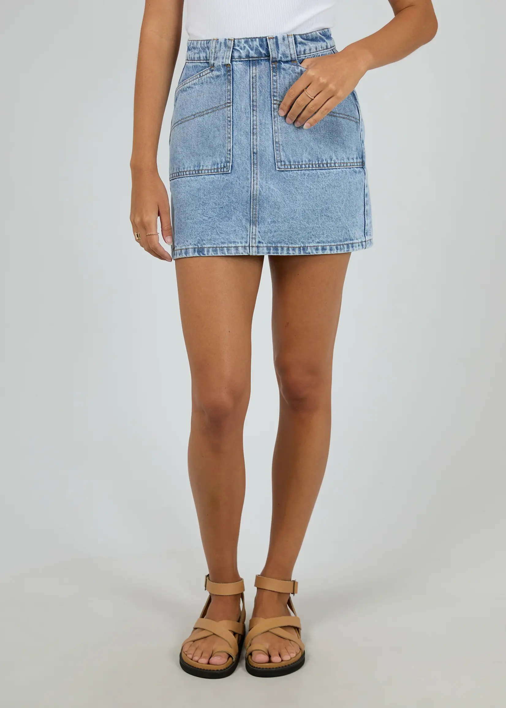 All About Eve Becca Skirt - Light Blue