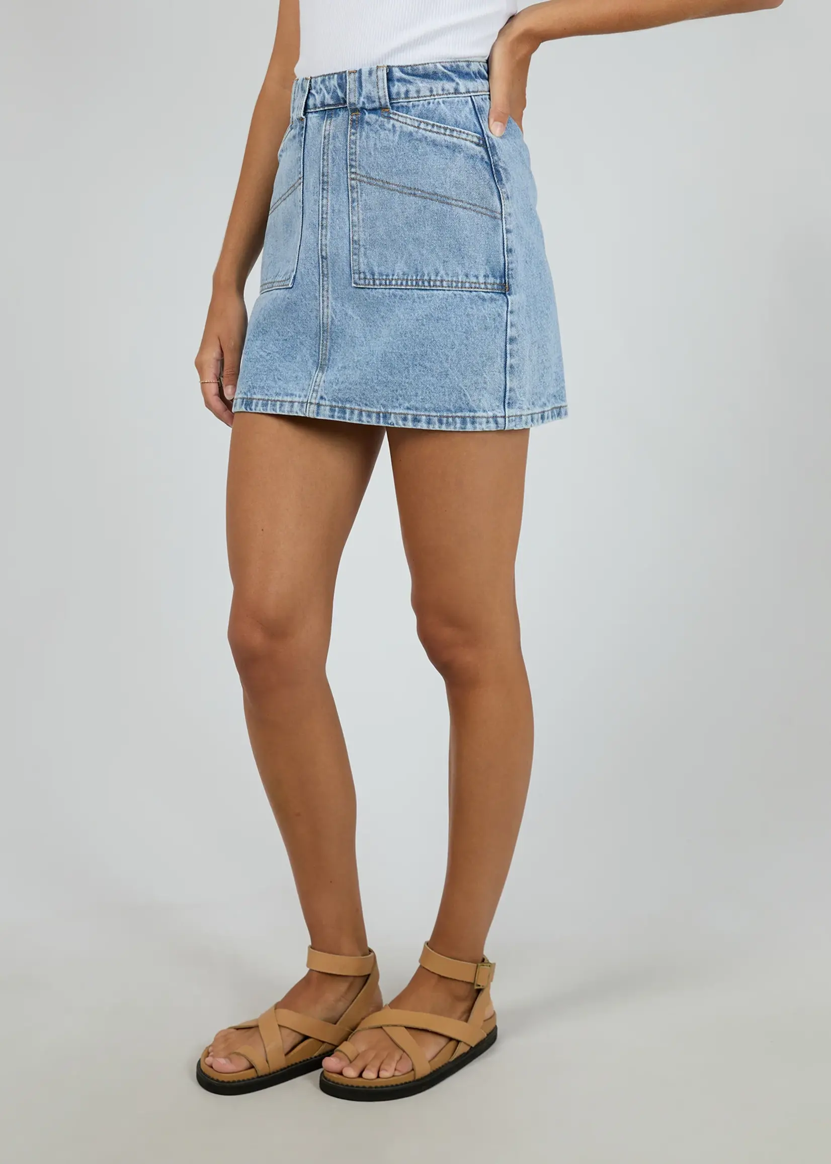 All About Eve Becca Skirt - Light Blue