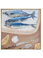 Isalbi Scorpa Hand Paint Wall Art 60x2.8