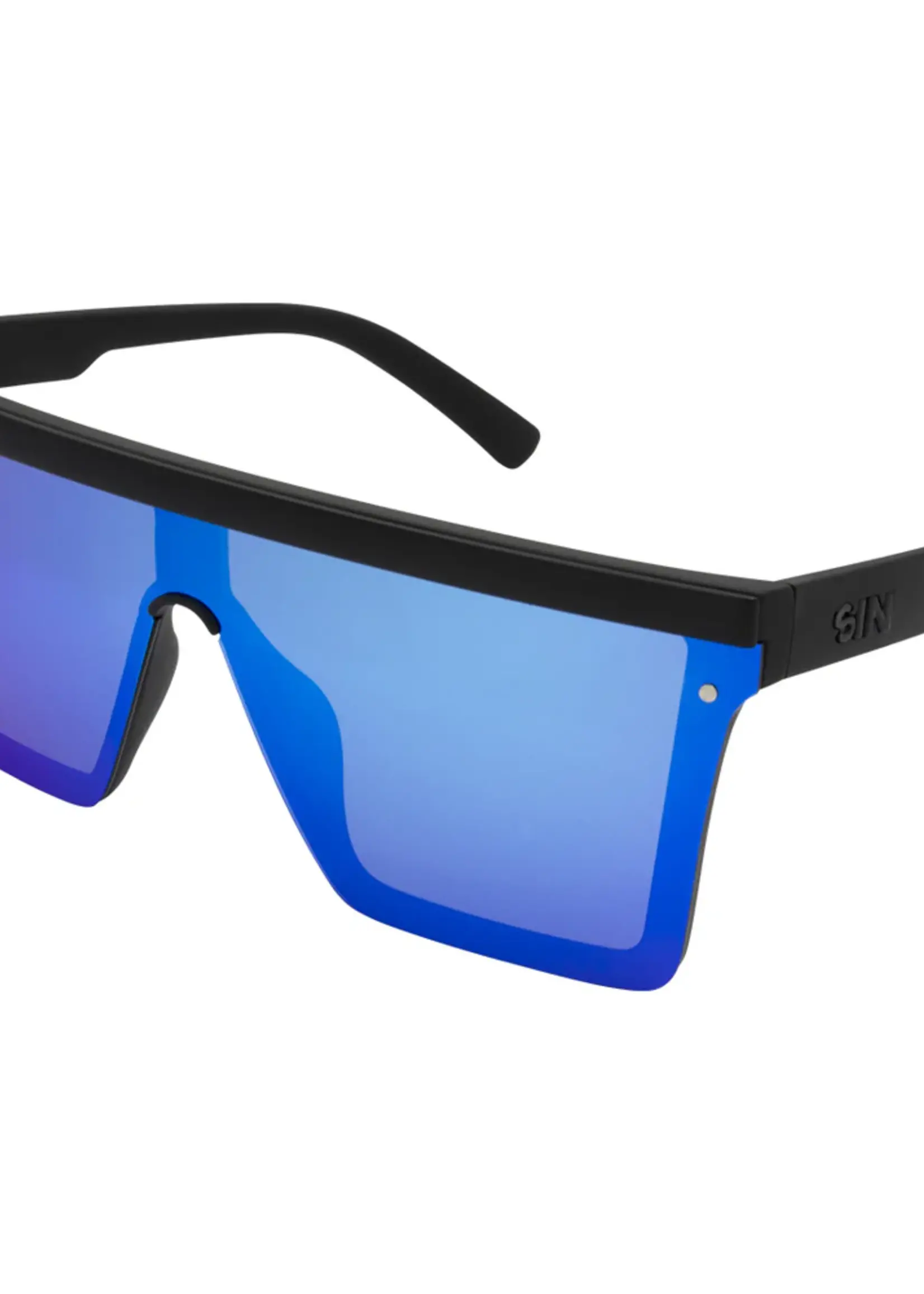 Sin Eyewear The Bar Sunglasses - Black Blue