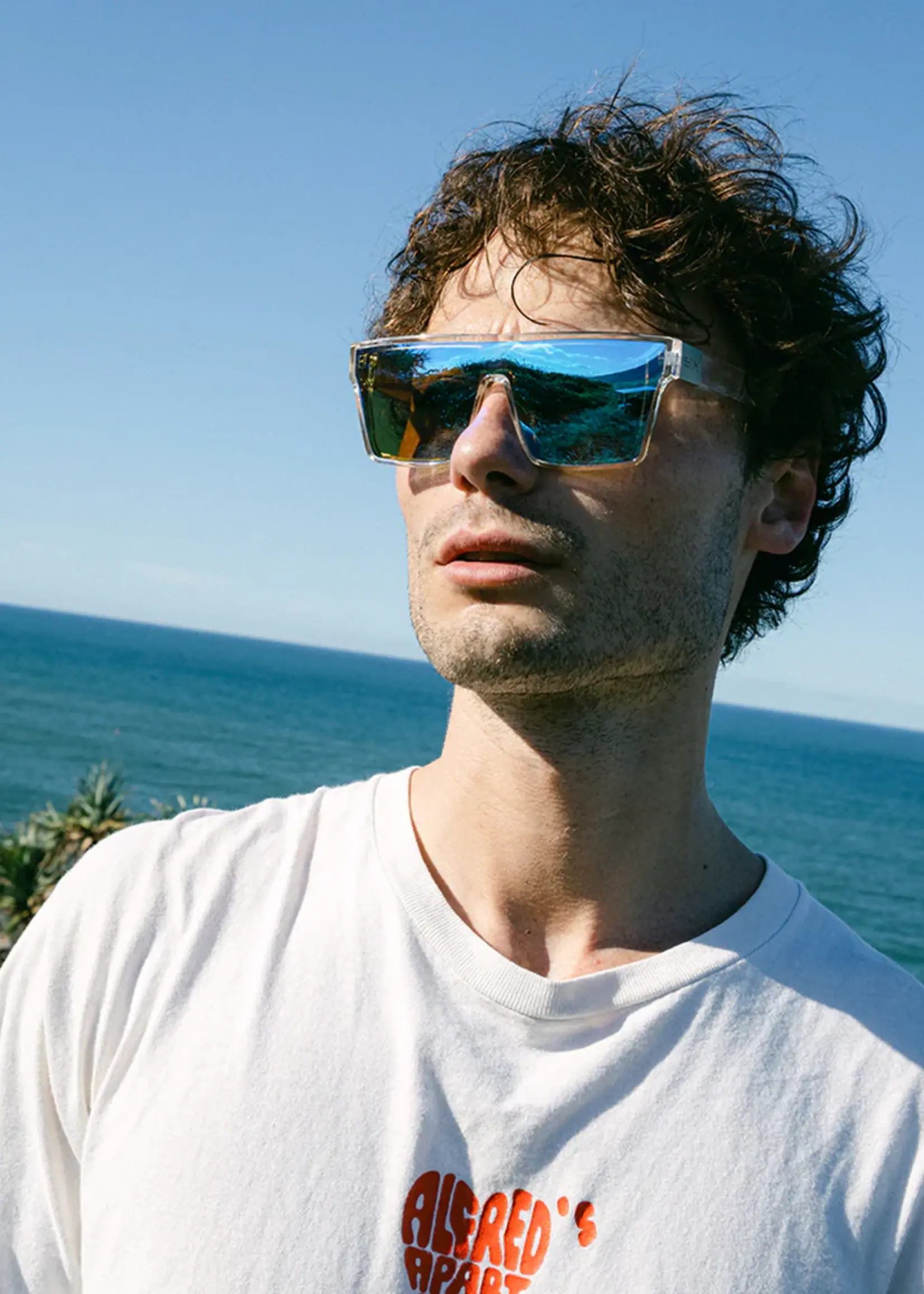 Sin Eyewear Loose Cannon Sunglasses - Crystal Blue