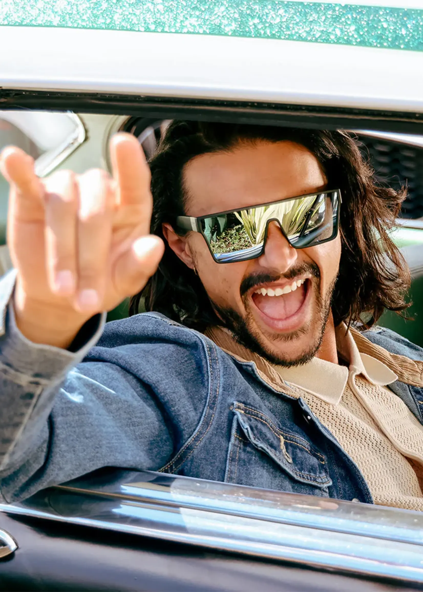 Sin Eyewear Loose Cannon Sunglasses - Matte Black & Gold