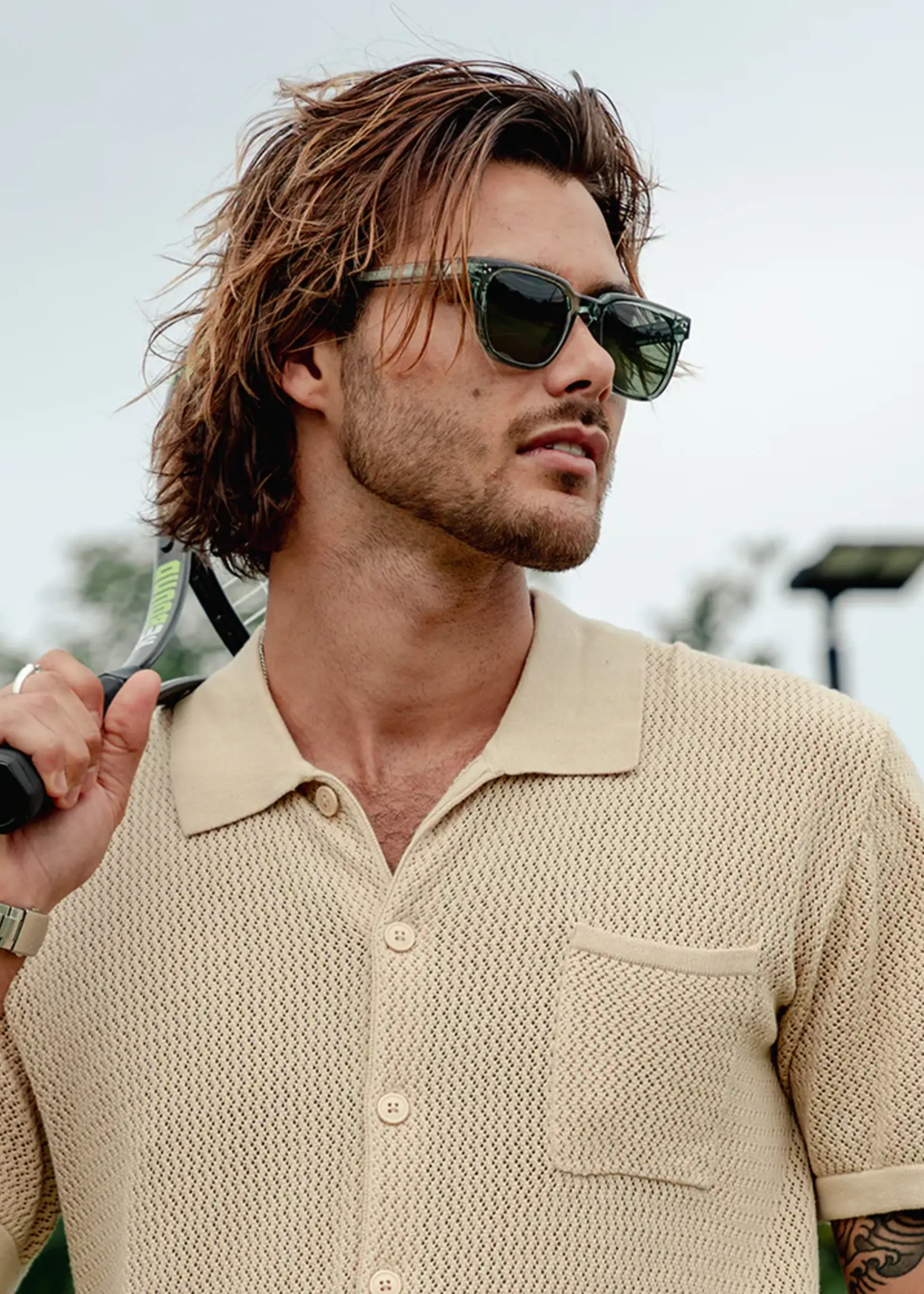 One Day Parker Sunglasses - Green Green