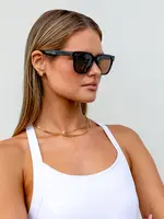 One Day Parker Sunglasses - Black Brown