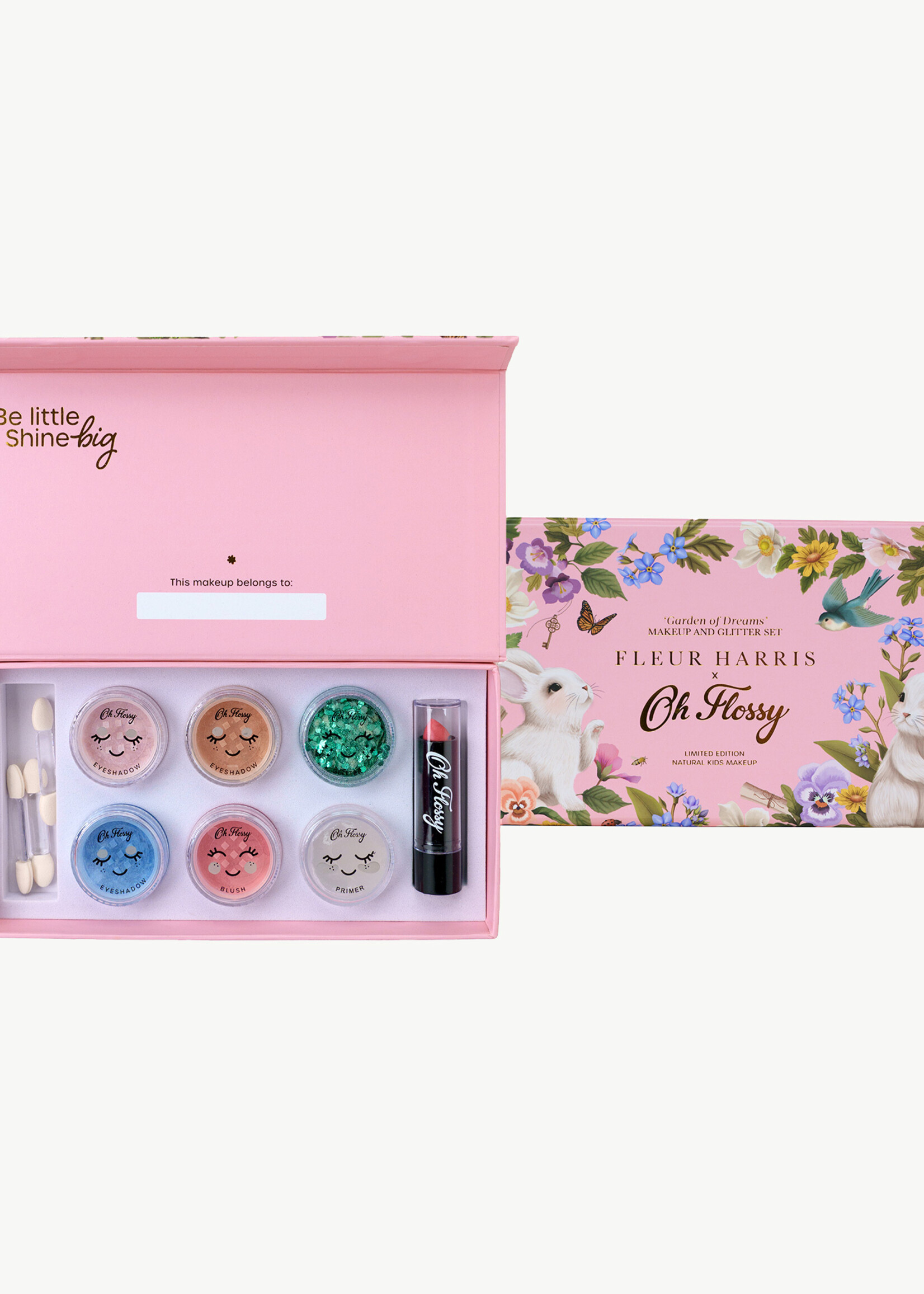 Oh Flossy Oh Flossy X Fleur Harris - Garden of Dreams Collection Deluxe Makeup & Glitter Set