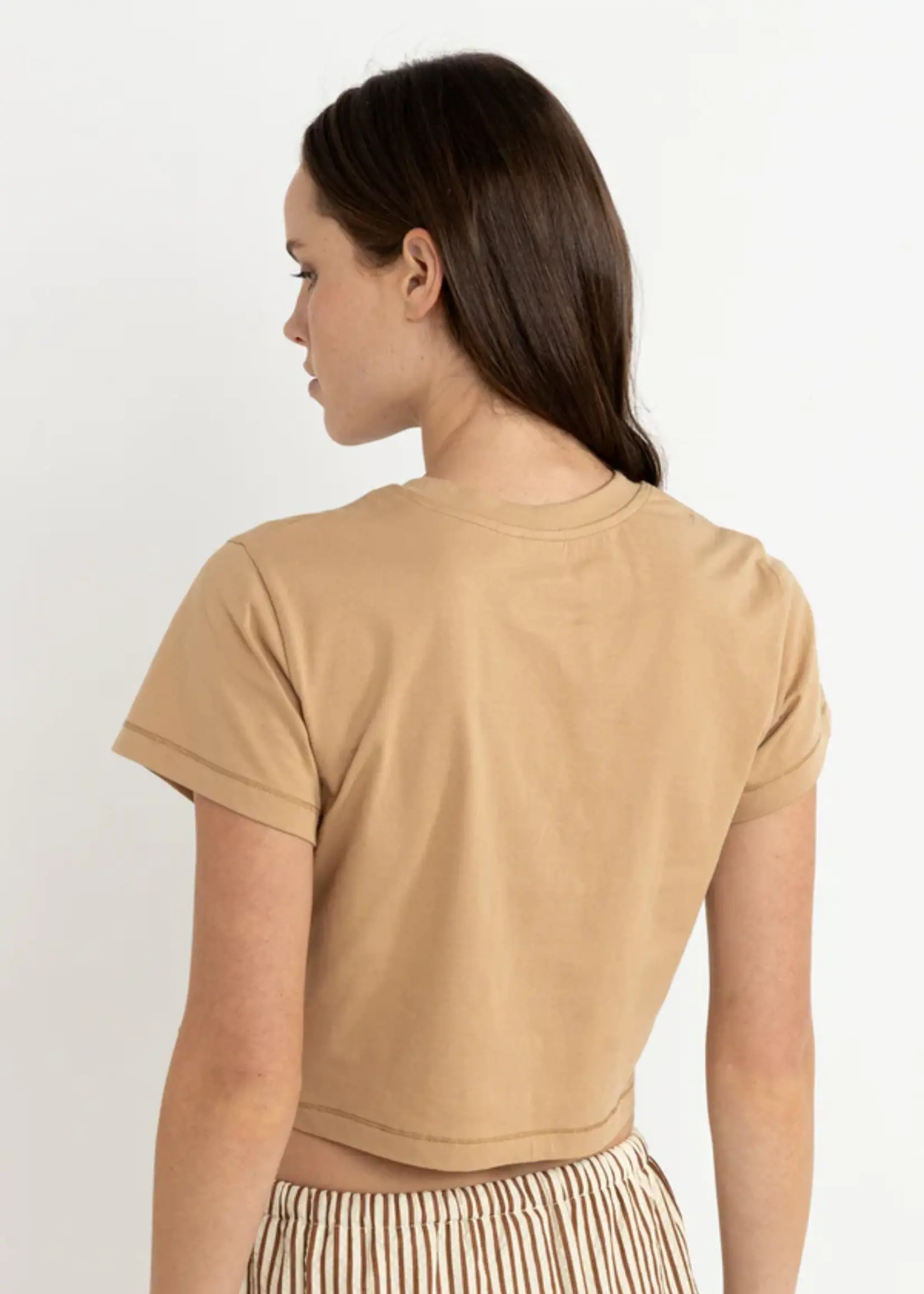 Rhythm Follow The Sun Crop Crew Tee