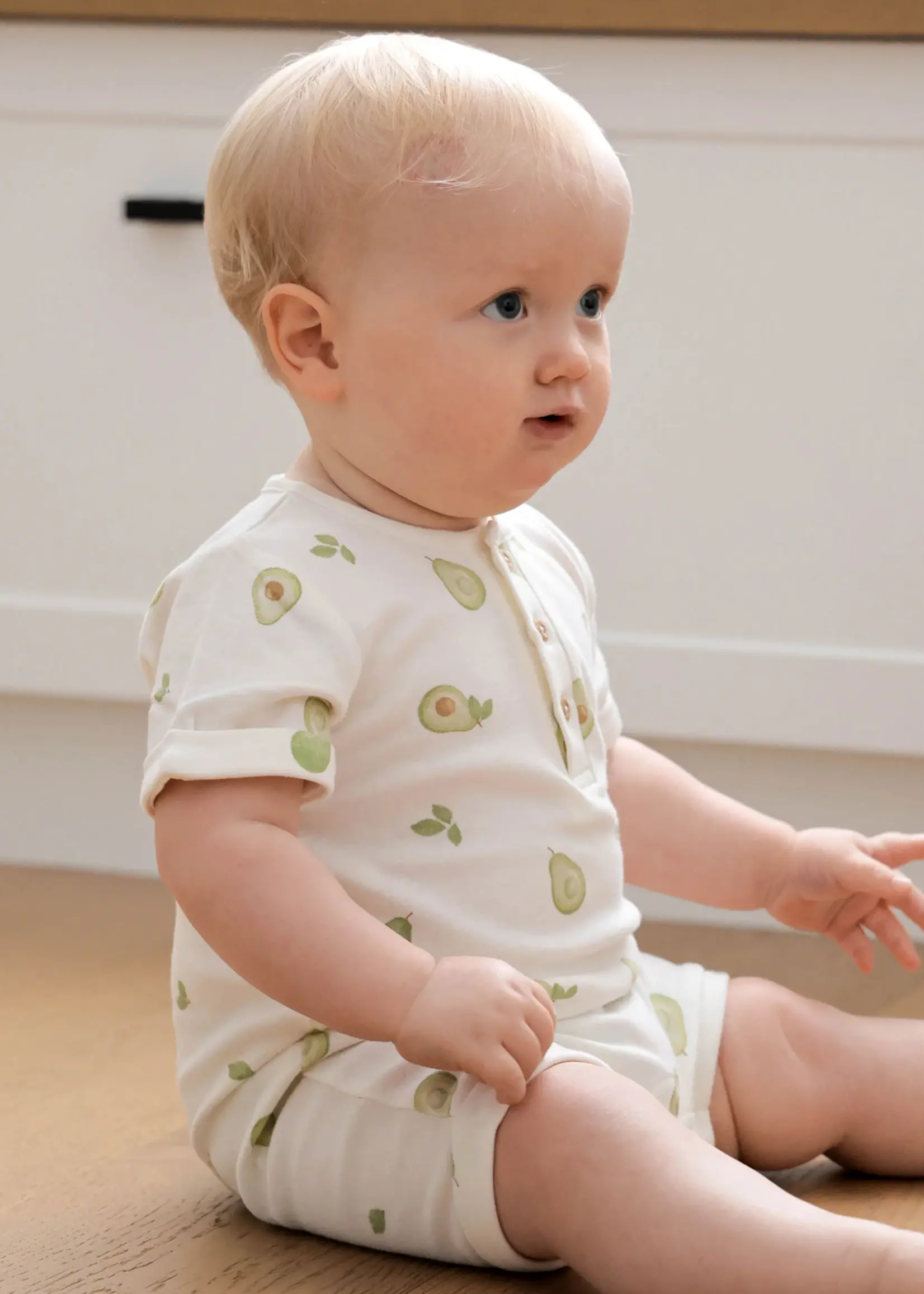 Lummi In Colour Romper - Avocados