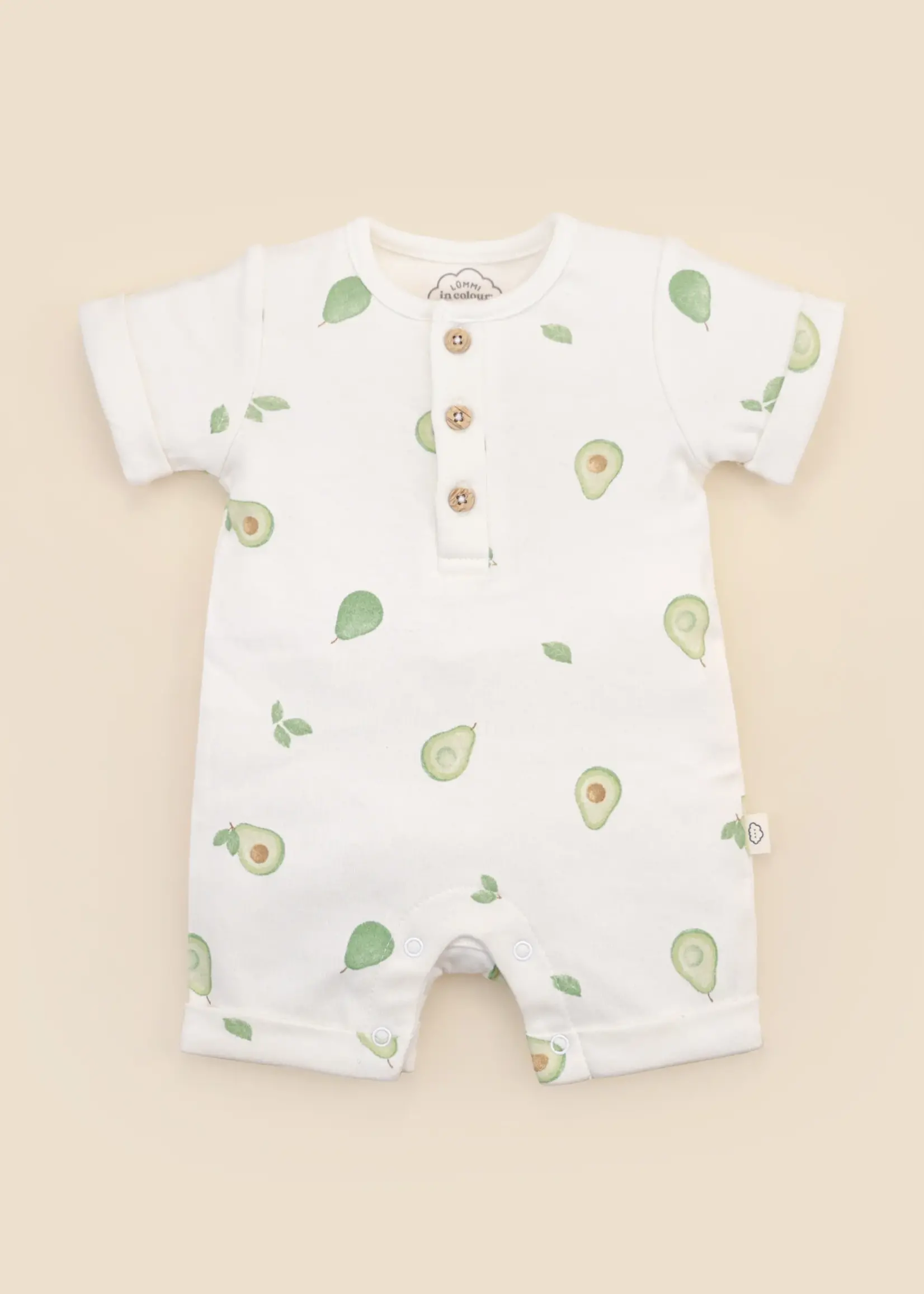 Lummi In Colour Romper - Avocados
