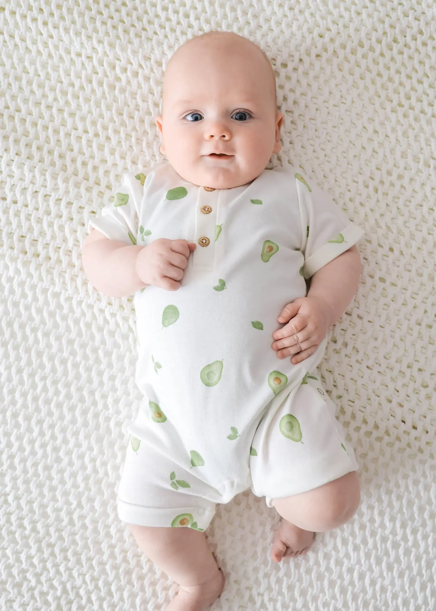 Lummi In Colour Romper - Avocados