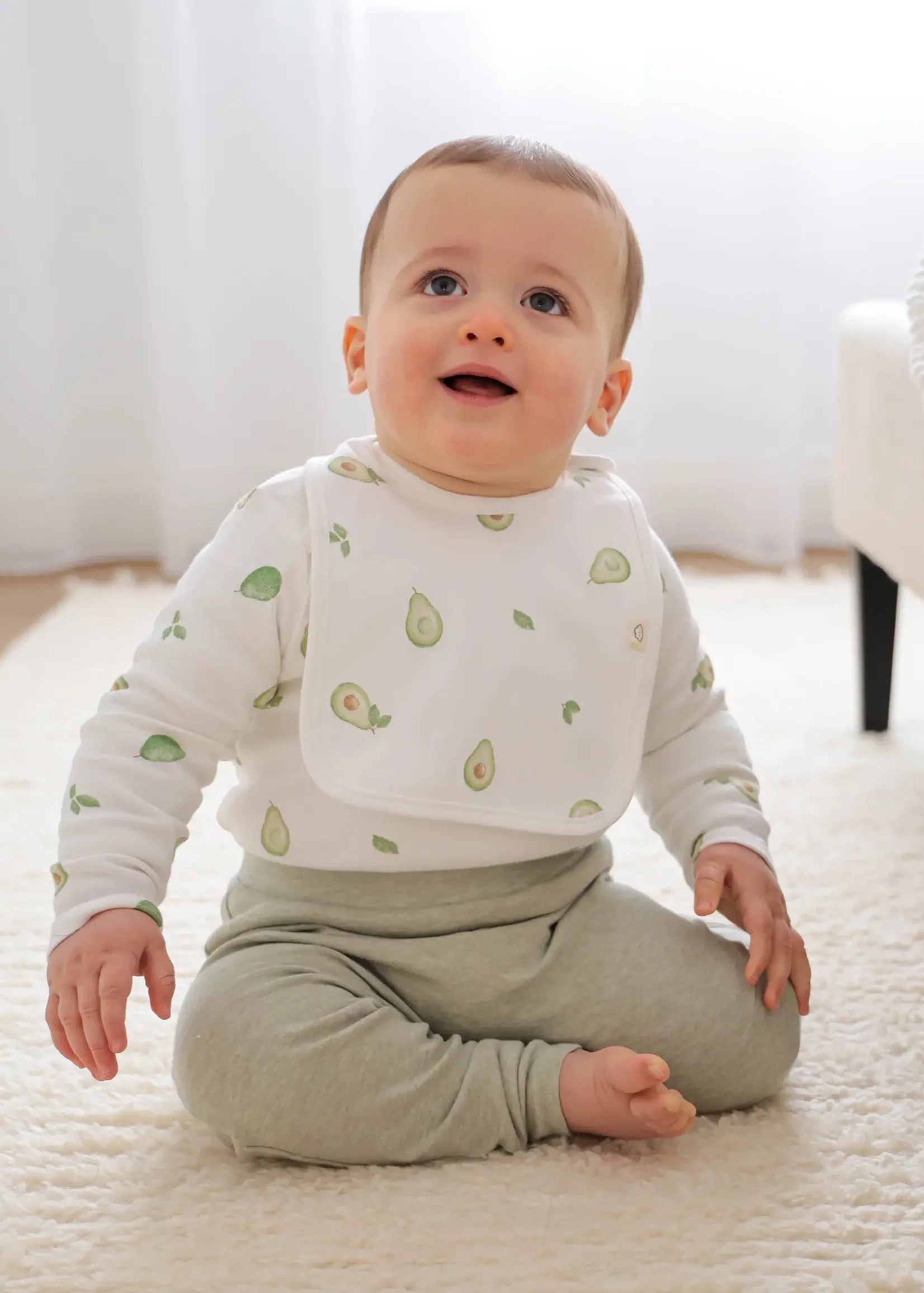 Lummi In Colour Bib - Avacados