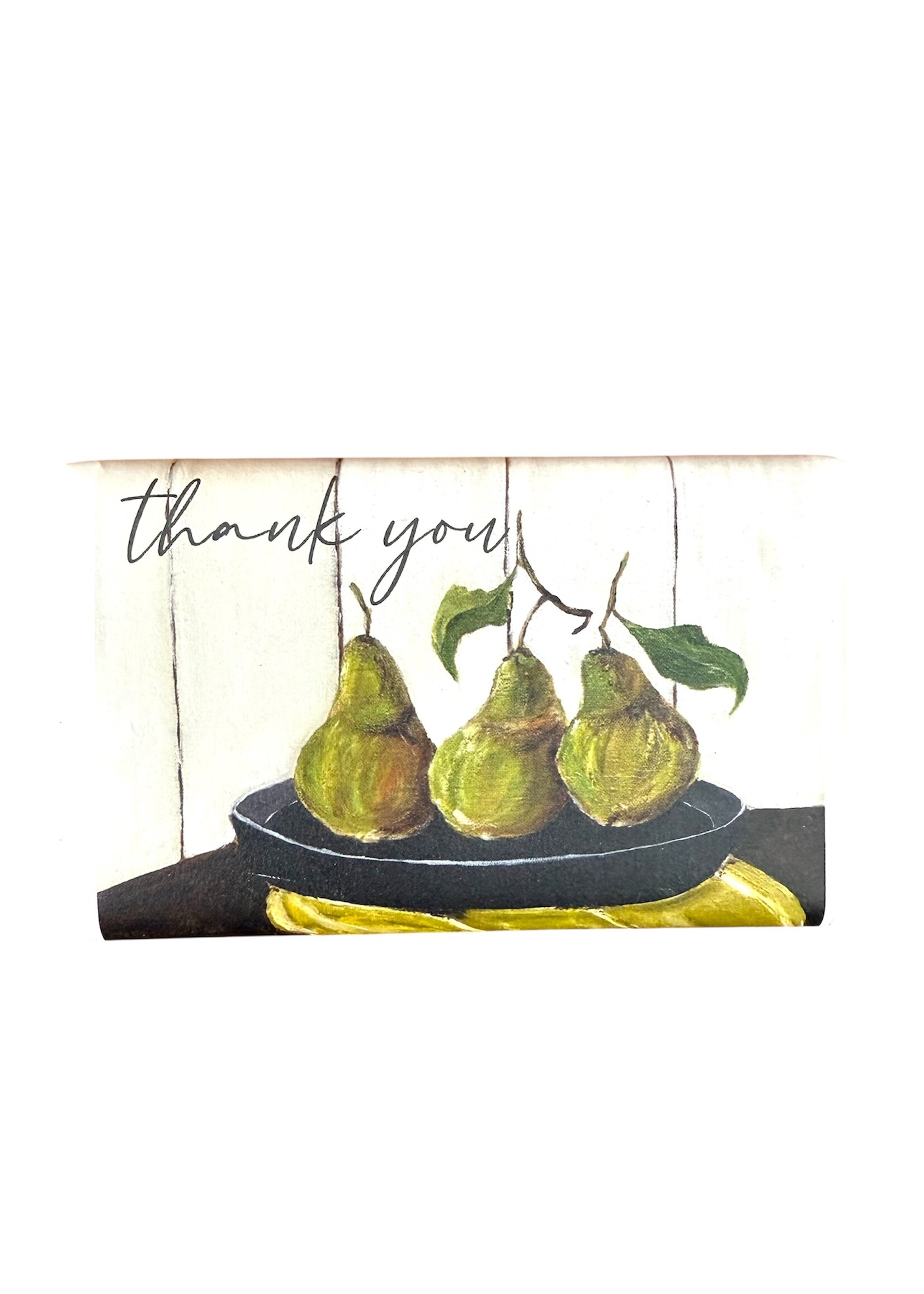 'Three Pears On A Country Table' - Thank You | Natural Soap