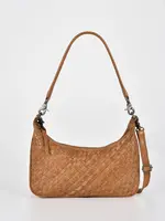 Gabee Hughes | Woven Leather Bag - Tan
