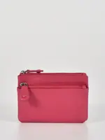 Gabee Jas Lea Coin Pur/ID Window Bk Zip - Coral