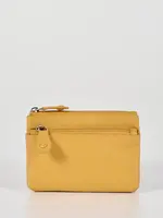 Gabee Jas Lea Coin Pur/ID Window Bk Zip - Yellow