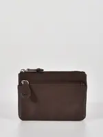 Gabee Jas Lea Coin Pur/ID Window Bk Zip - Chocolate