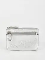 Gabee Jas Lea Coin Pur/ID Window Bk Zip - Silver