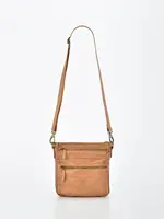 Gabee Mawson | Leather Cobb & Co Zipped Crossbody Rugged Series - Natural