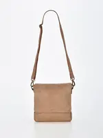 Gabee Bracewell | Leather Cobb & Co Flap Crossbody Rugged Series - Natural