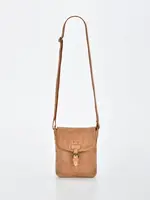 Gabee Burton | Leather Cobb & Co Crossbody Flap Buckle Rugged Series - Natural