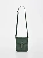 Gabee Burton | Leather Cobb & Co Crossbody Flap Buckle Rugged Series - Olive