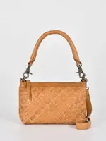Gabee Durack | Woven Leather Bag - Tan