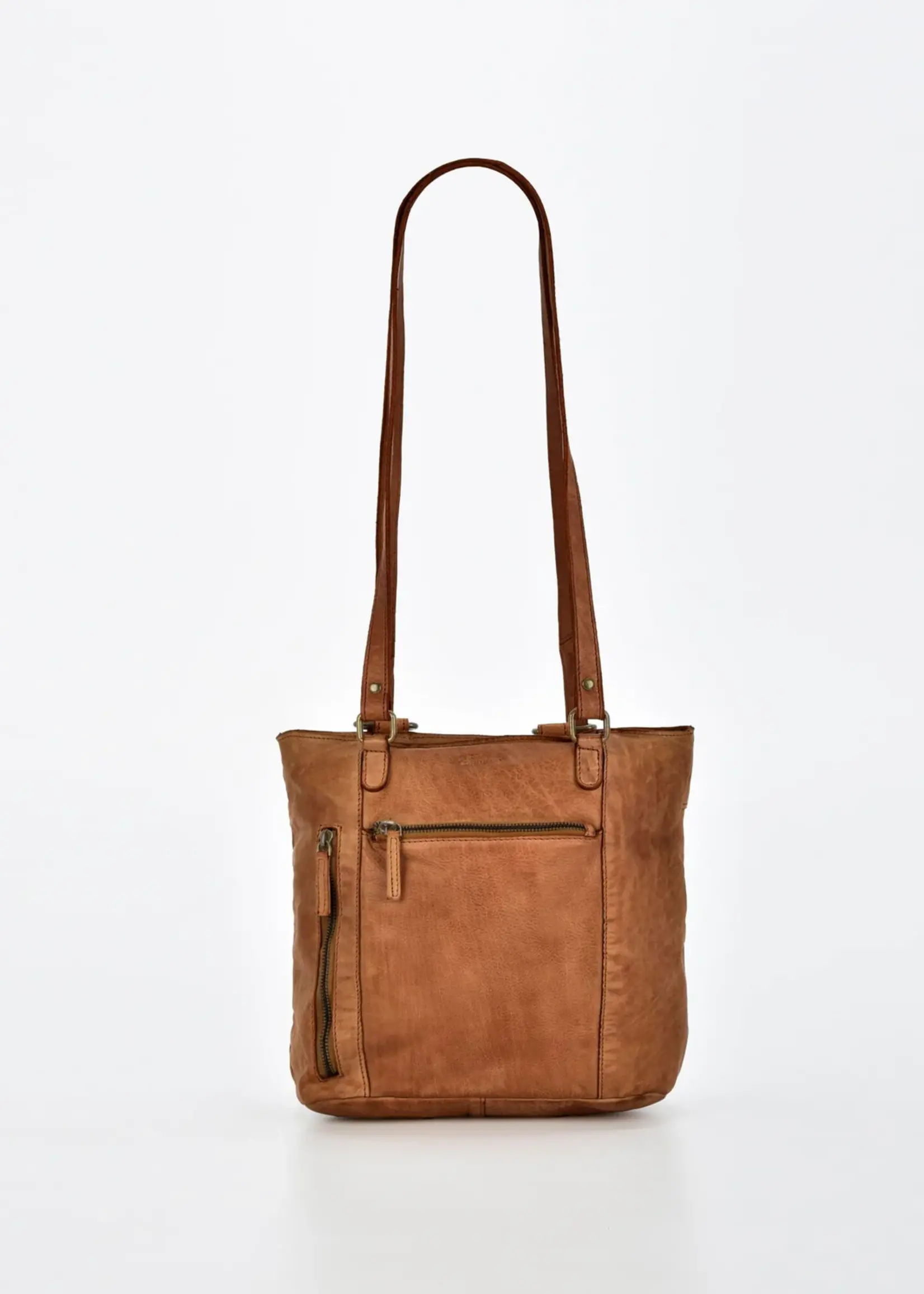 Gabee Keppel | Leather Cobb & Co Convertible Backpack Rugged Series - Cognac