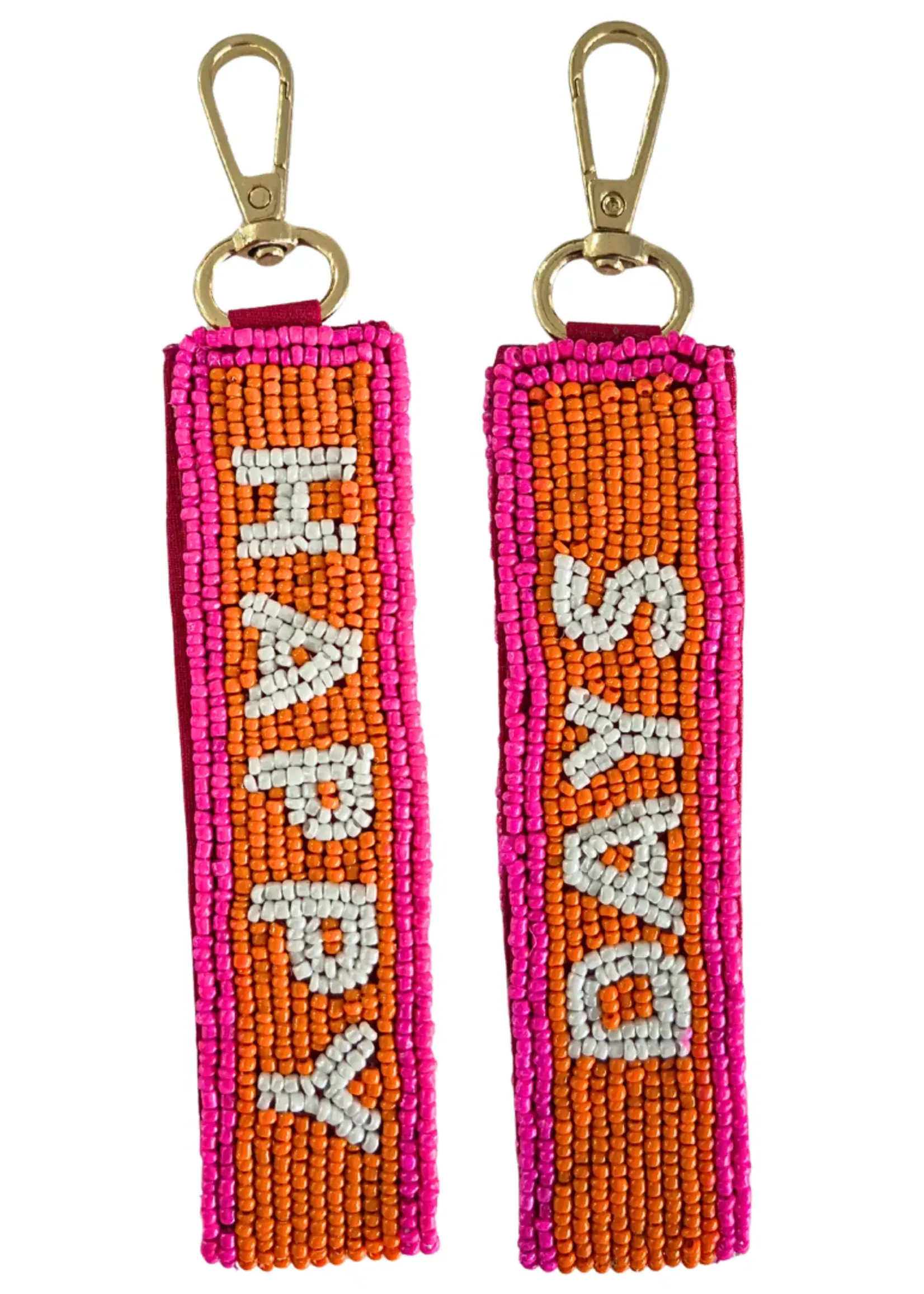 Zoda Beaded Keyring Happy Days