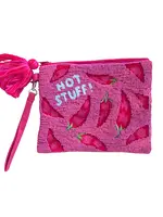Zoda Beaded Hot Stuff Wristlet Purse