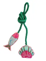 Zoda Beaded Bag Charm - Fish