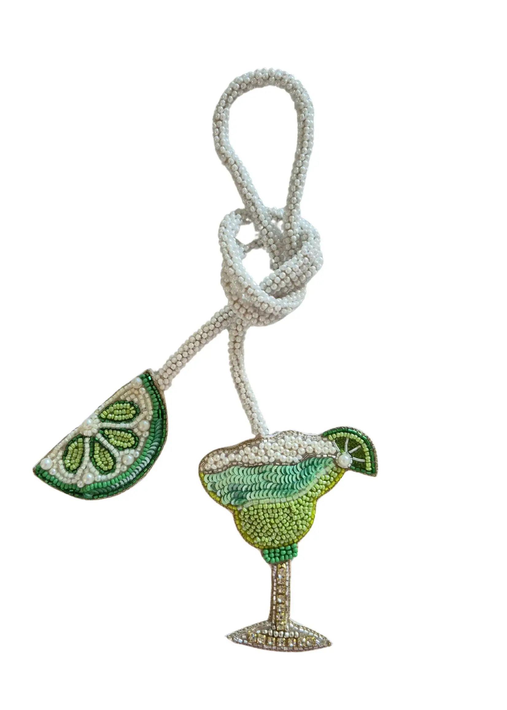 Zoda Beaded Bag Charm - Cocktail