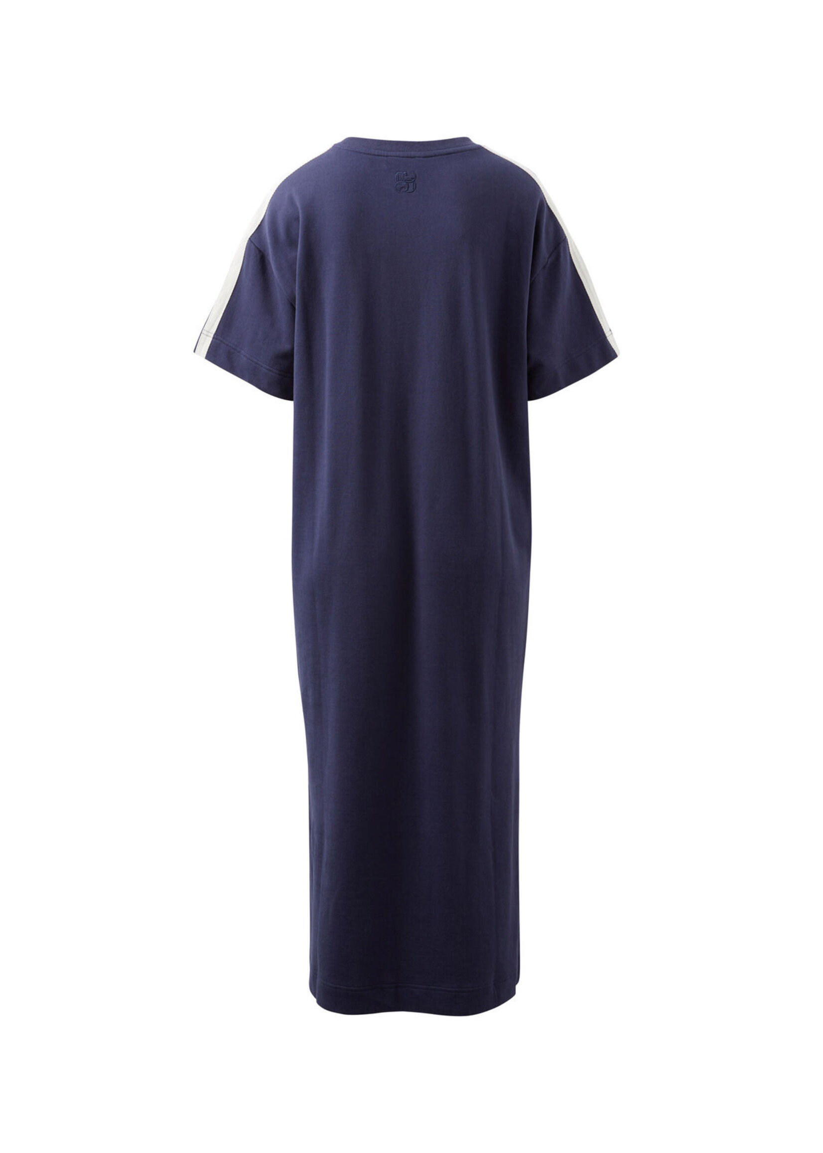 Ceres Life Charlotte Midi Terry Dress - New Navy Side Stripe