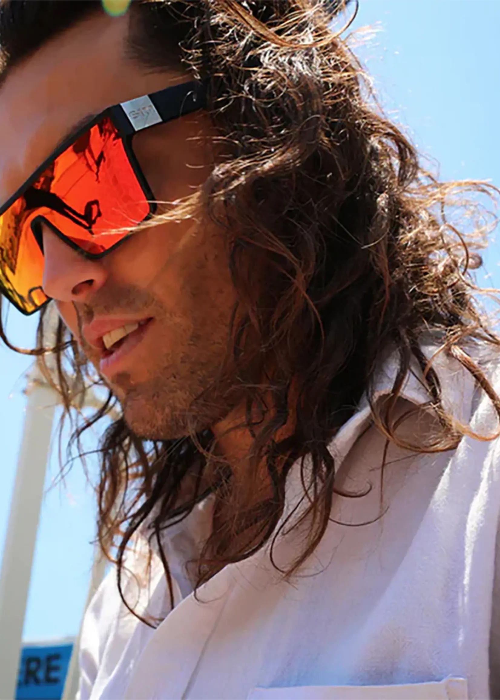 Sin Eyewear Loose Cannon Sunglasses - Matte Black & Red