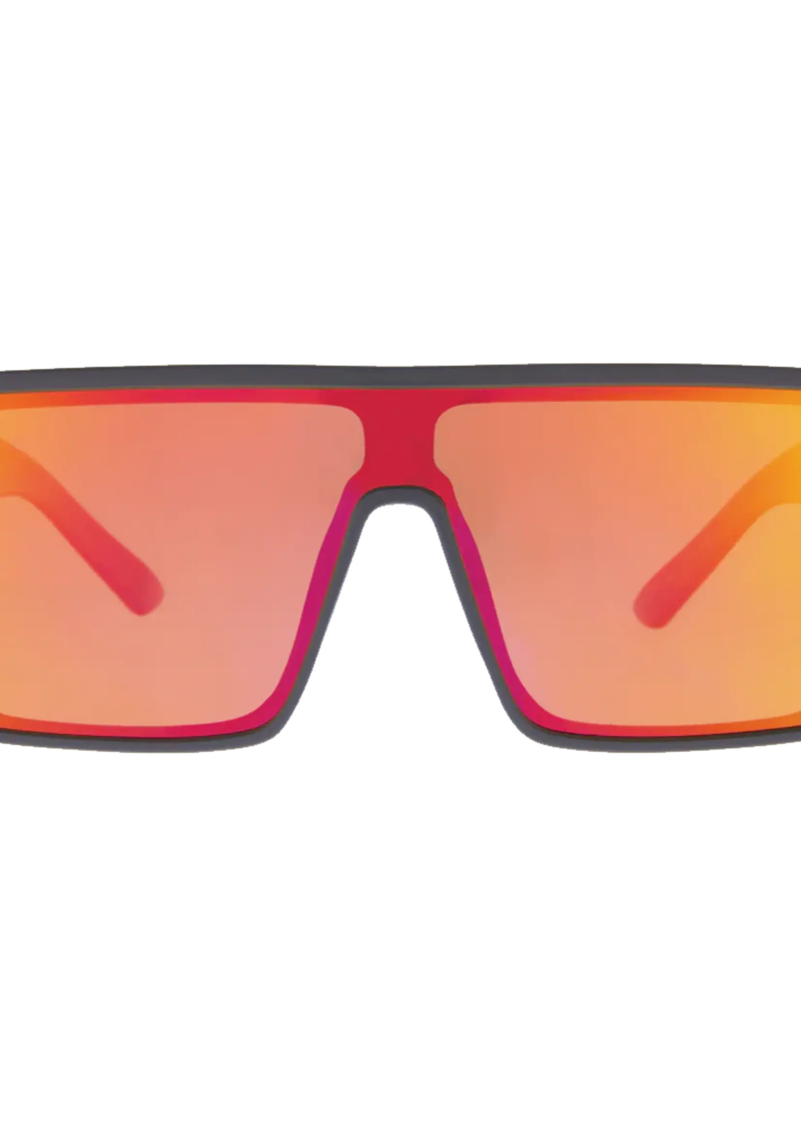 Sin Eyewear Loose Cannon Sunglasses - Matte Black & Red