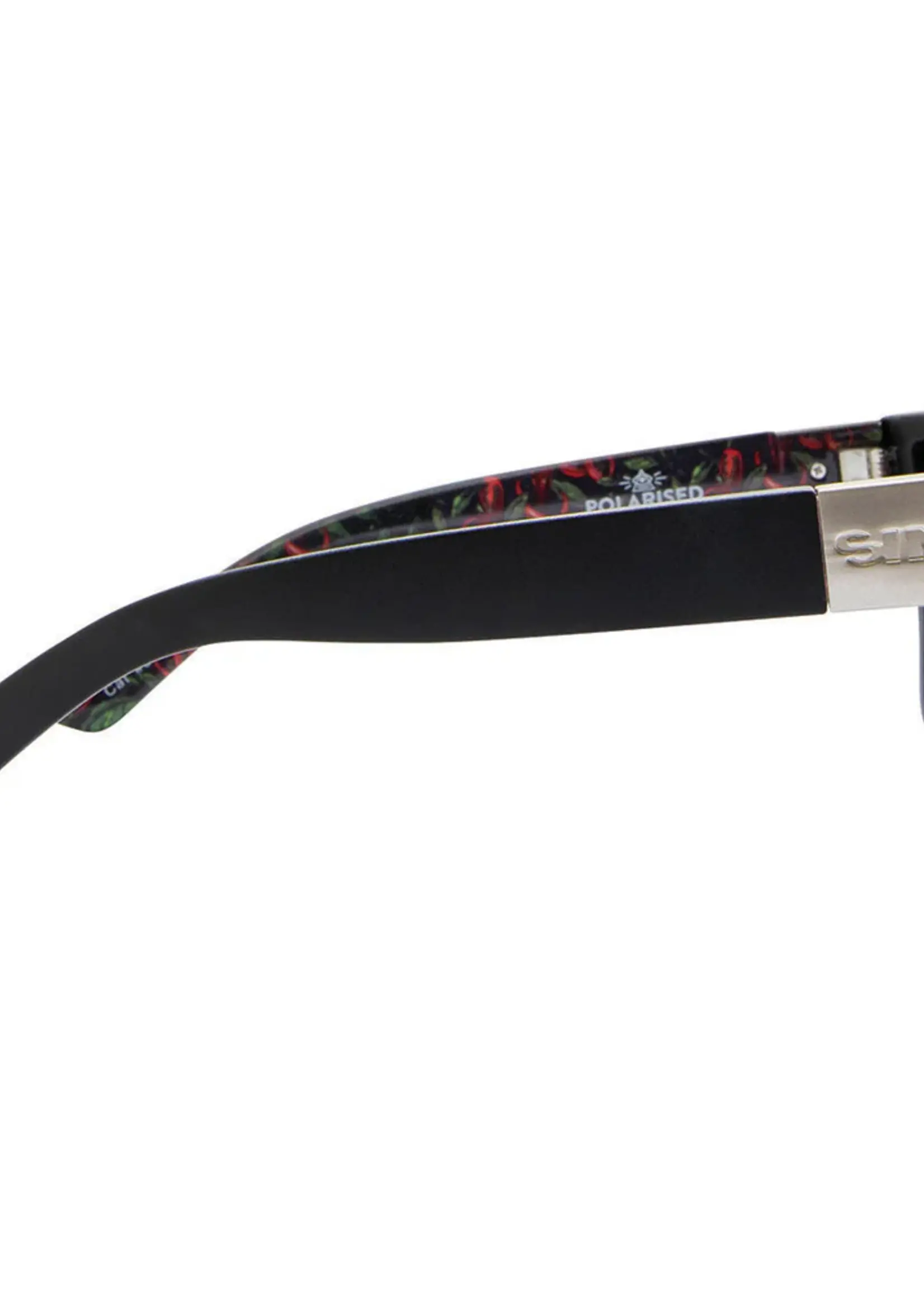 Sin Eyewear Loose Cannon Sunglasses - Matte Black & Red