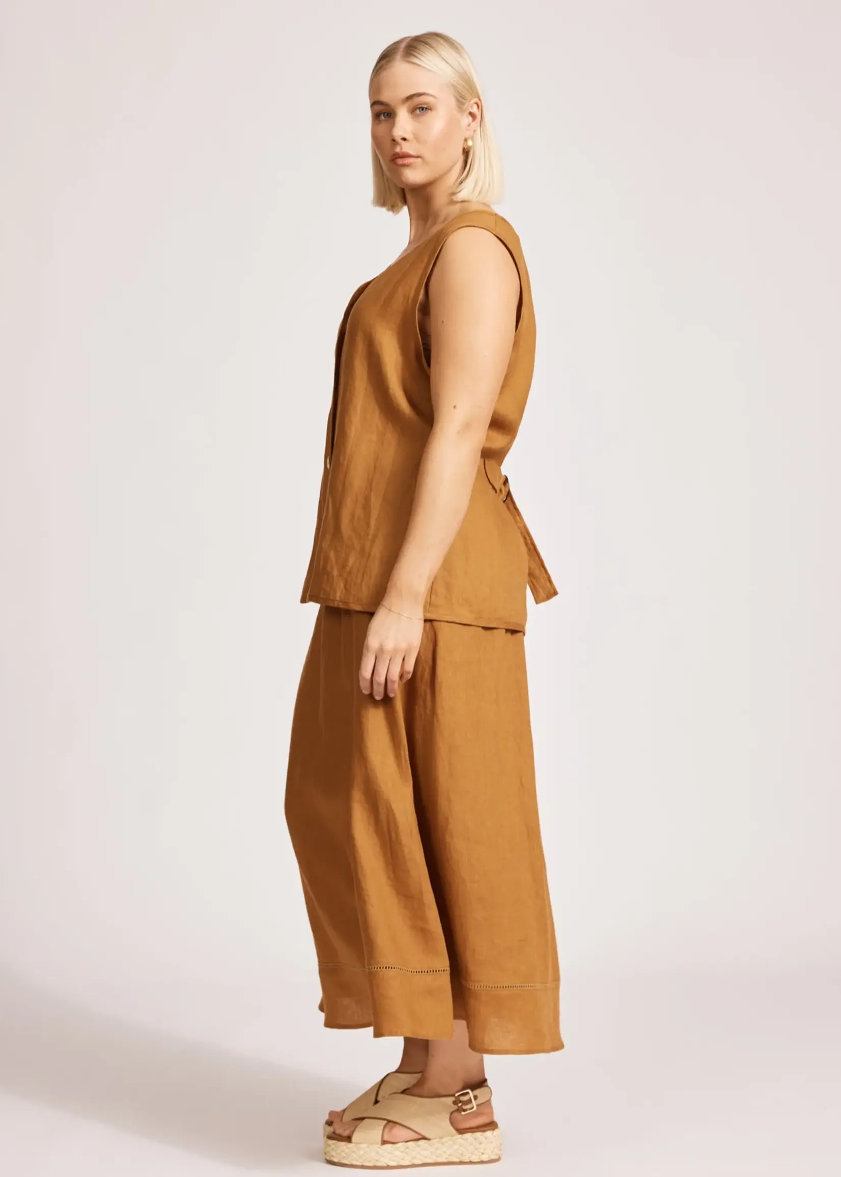 EB & Ive Miramar Vest - Caramel