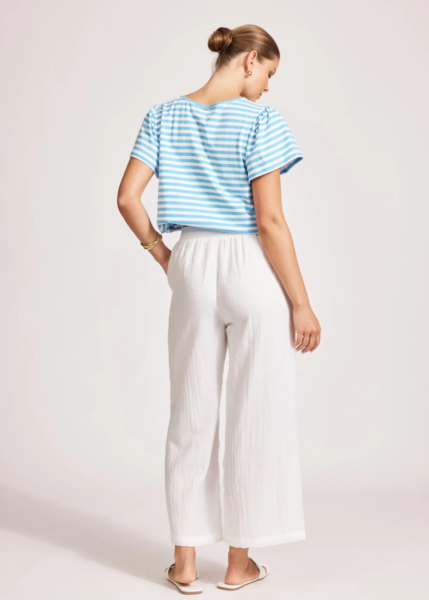 EB & Ive Orsula Crop Pant - White