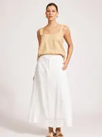 EB & Ive Miramar Maxi Skirt - White