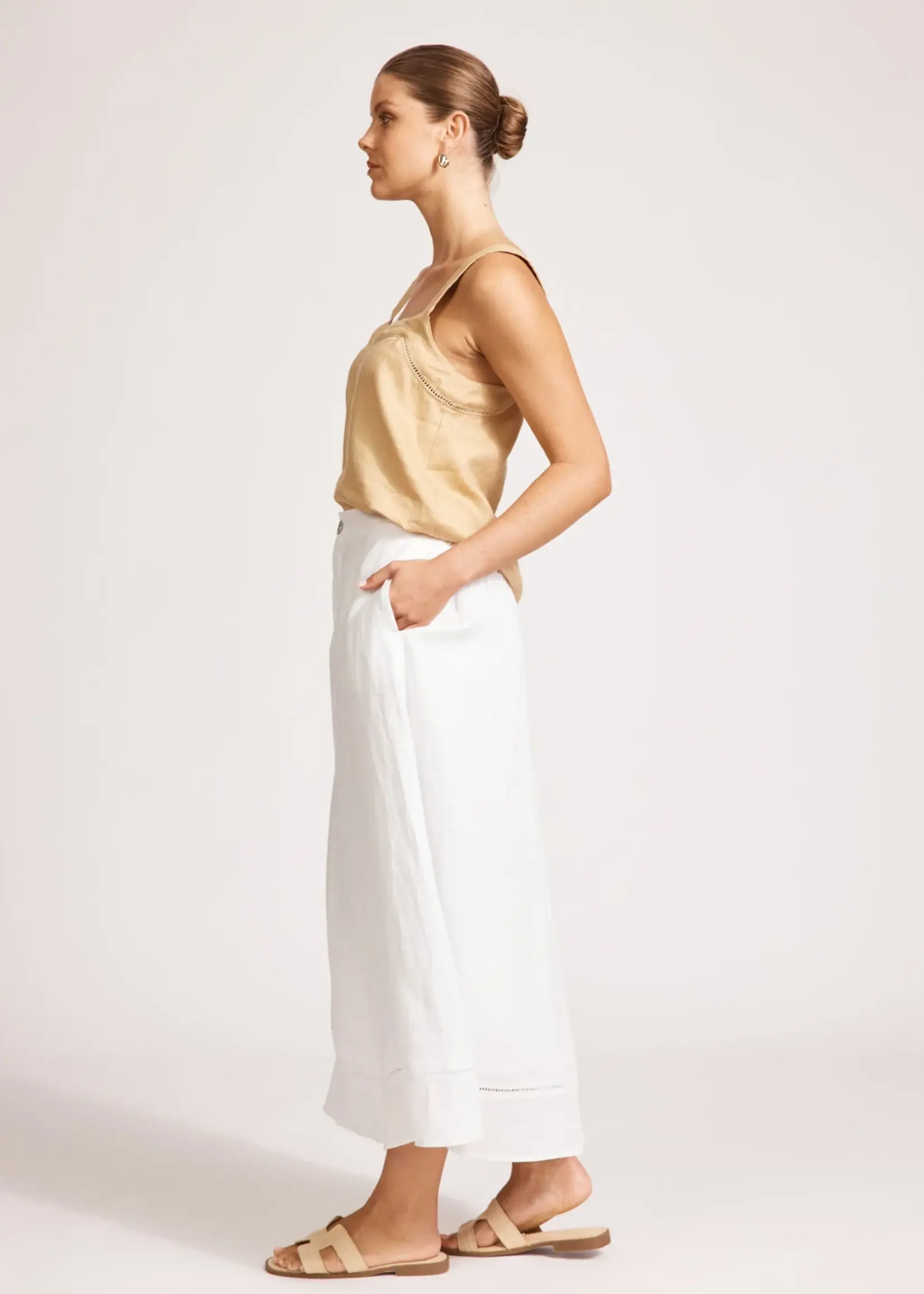 EB & Ive Miramar Maxi Skirt - White
