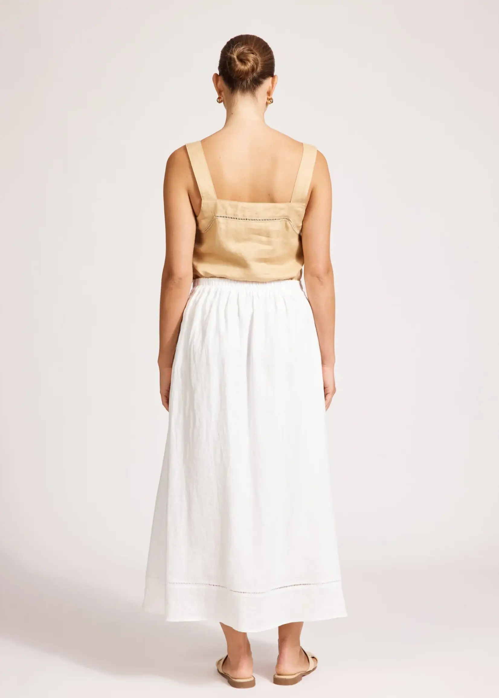 EB & Ive Miramar Maxi Skirt - White