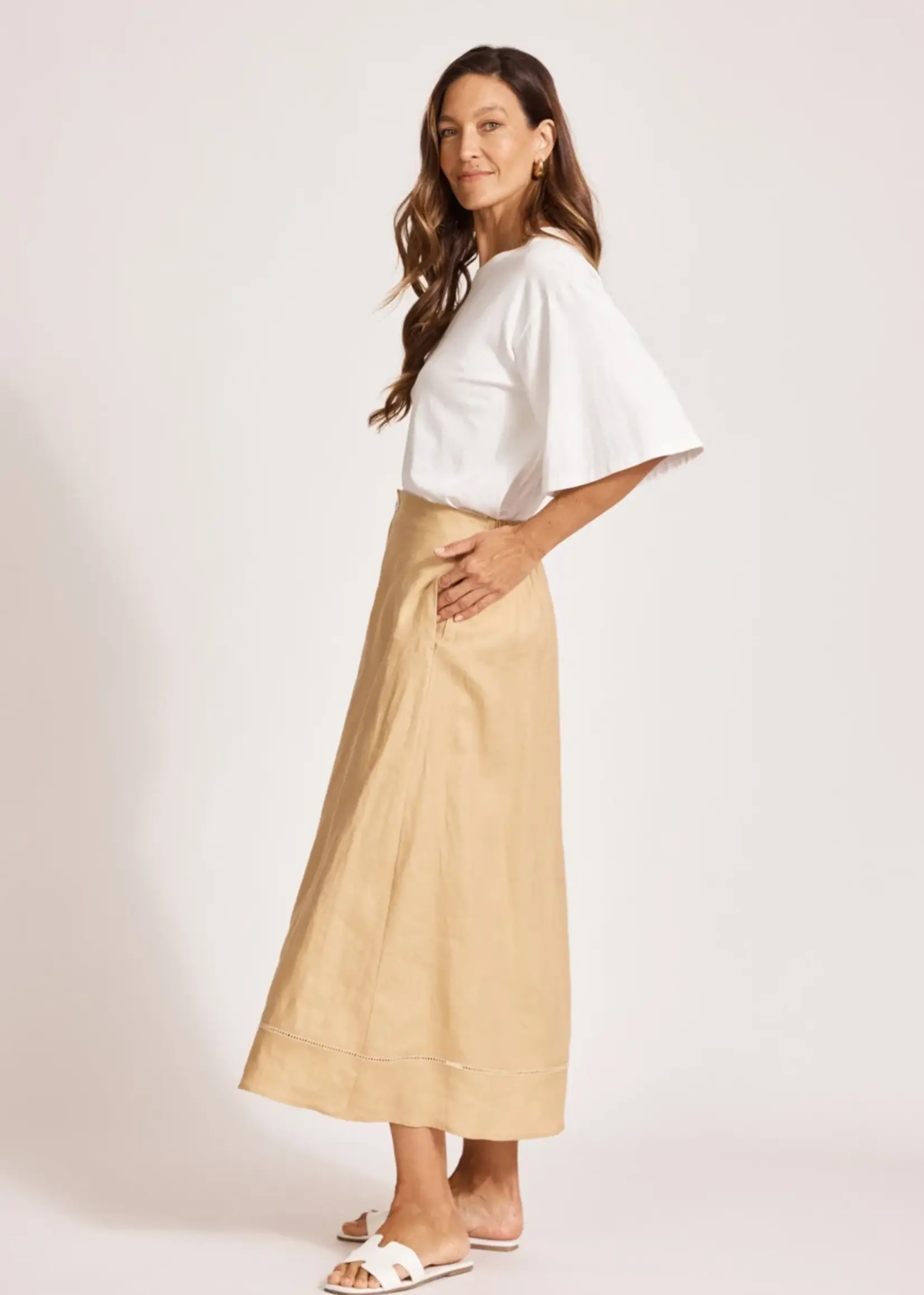 EB & Ive Miramar Maxi Skirt - Camel