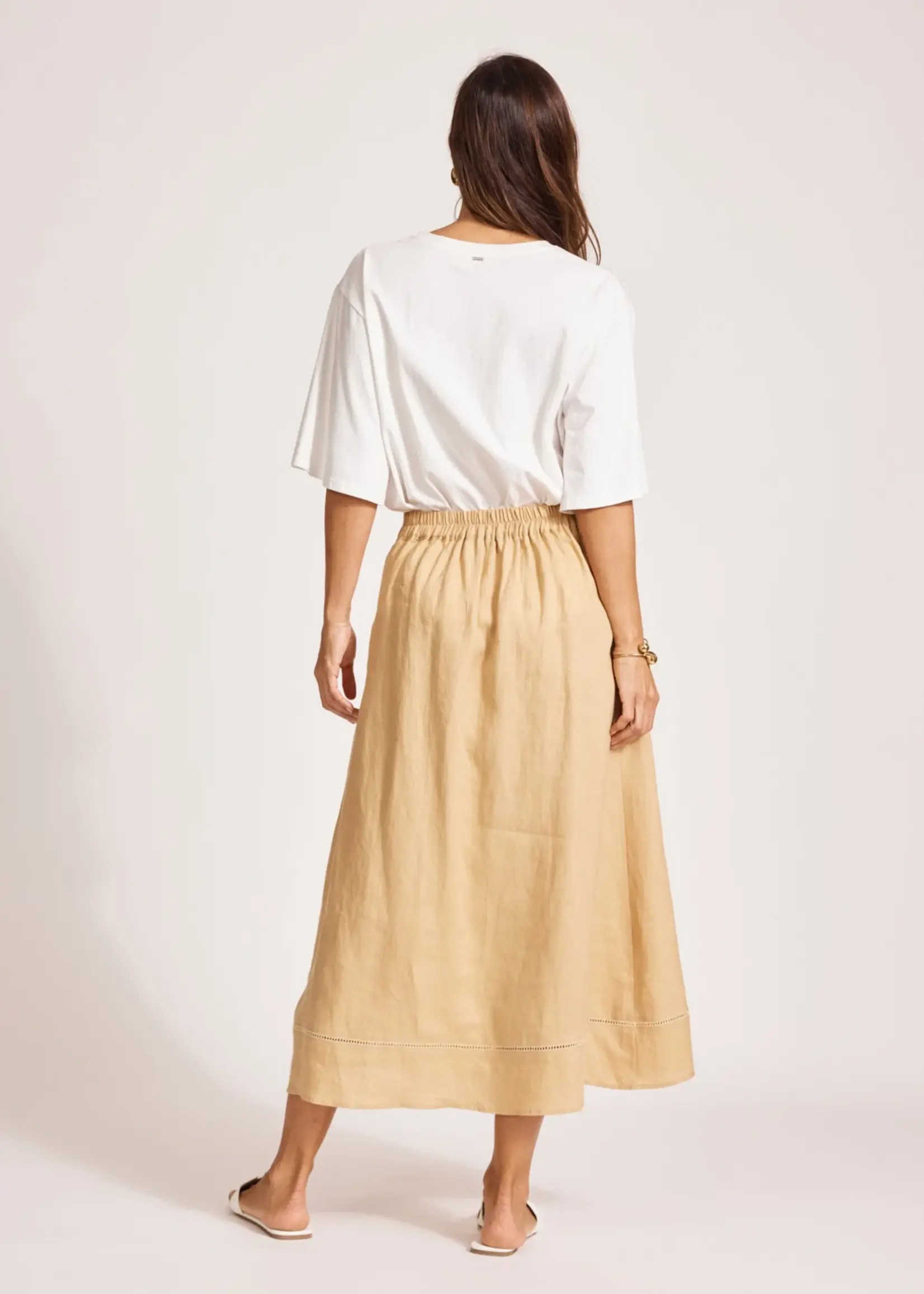 EB & Ive Miramar Maxi Skirt - Camel