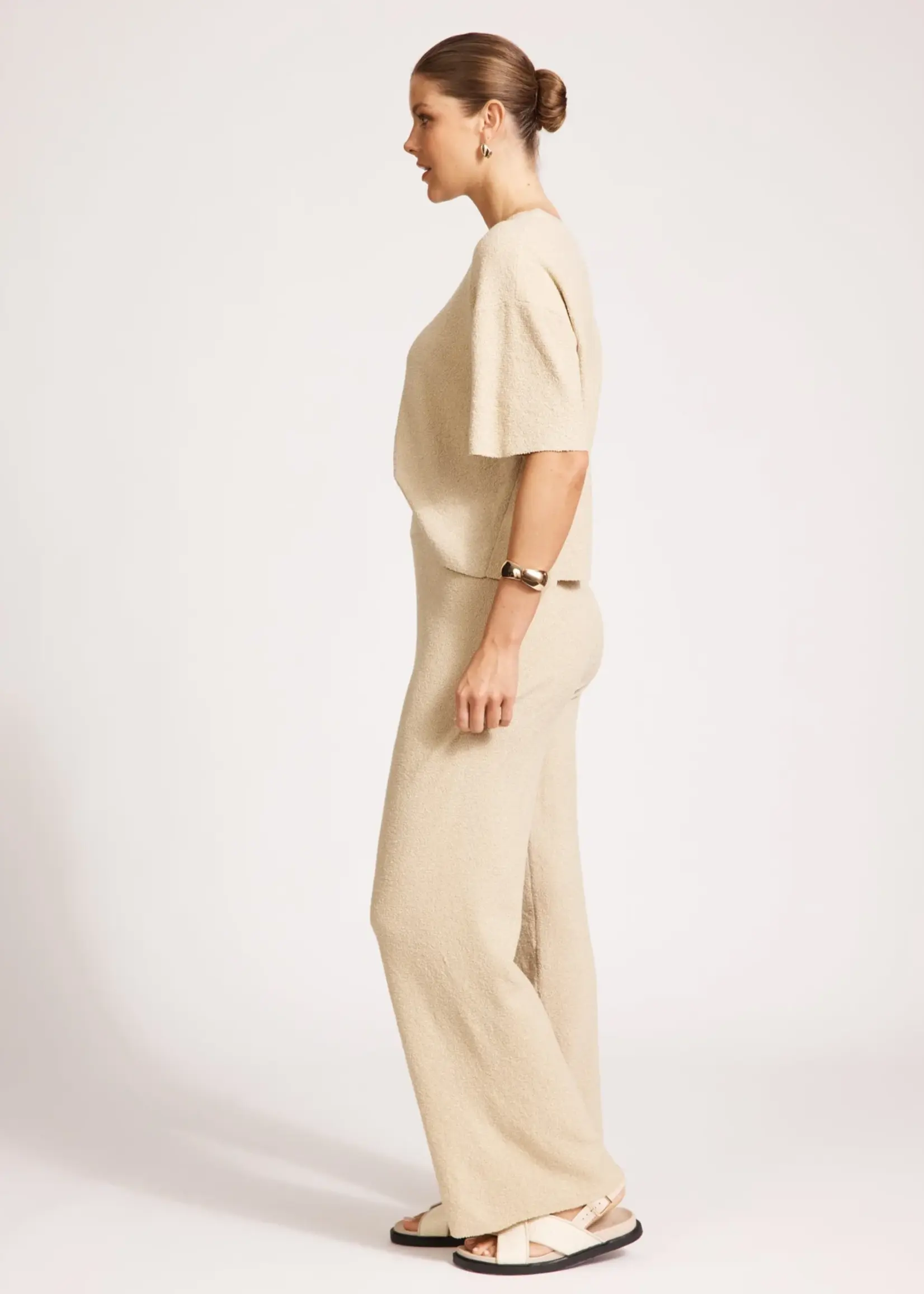 EB & Ive Alcazar Knit Pant - Clay