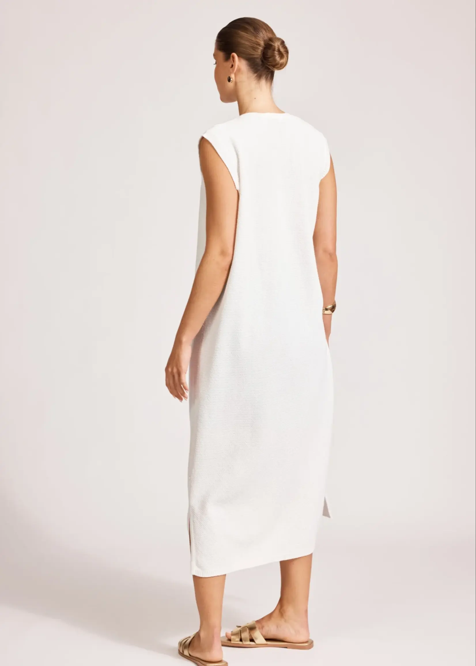 EB & Ive Artemis Knit Vest - White