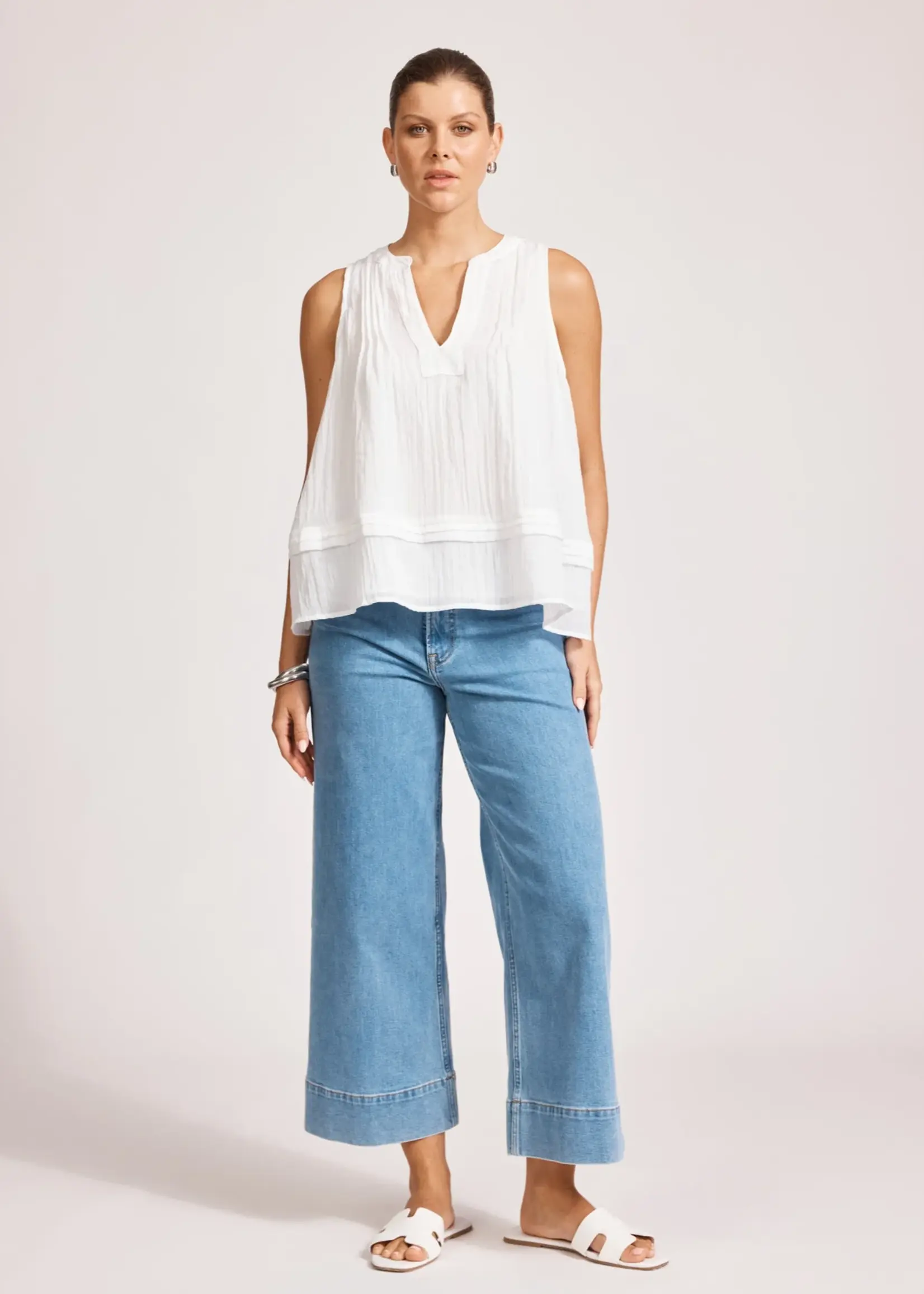 EB & Ive Orsula Tank - White